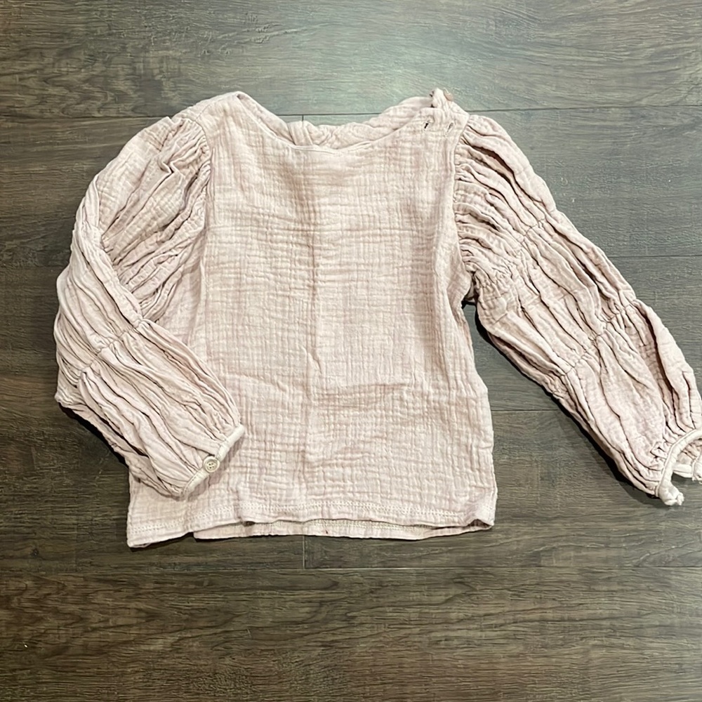 2-3 Years Little James Winnetka Puff Sleeve Shirt